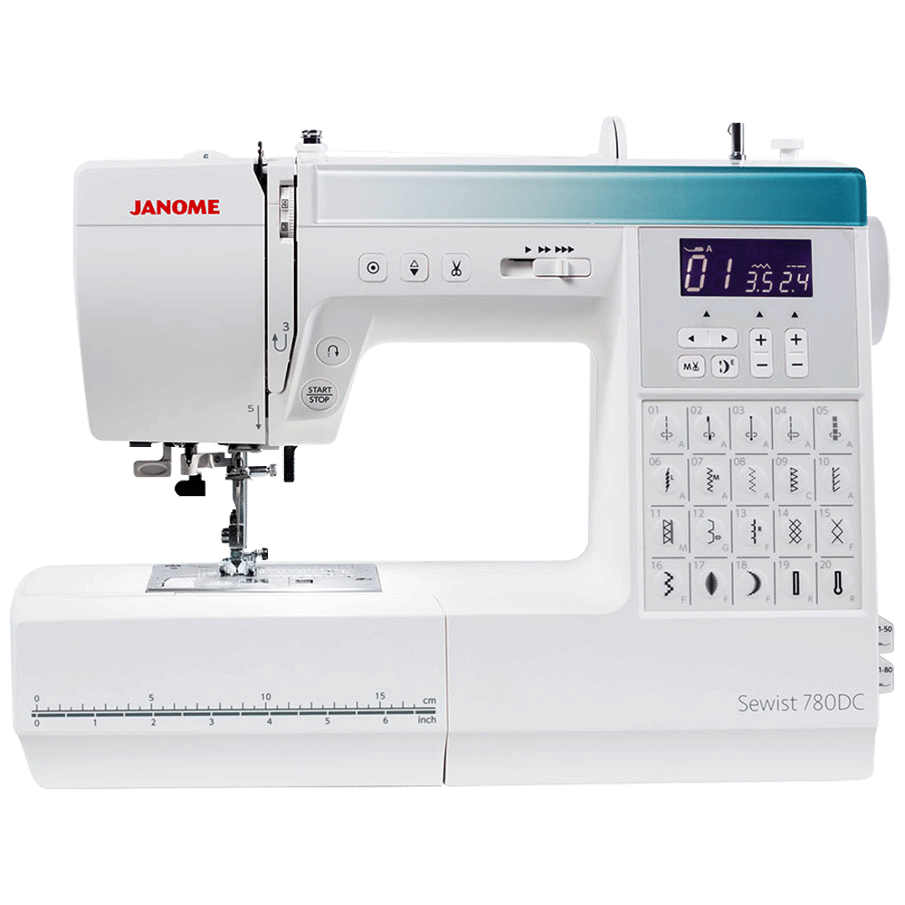 จักรเย็บผ้า  JANOME รุ่น SEWIST 780DC สีขาว (กระเป๋าหิ้ว)_0